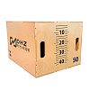 Универсальный PLYO BOX фанера, PROFI-FIT, 3 в 1, 50-60-75см