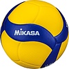 Мяч вол. MIKASA V200W, р.5, оф.мяч FIVB, FIVB Appr, синт.кожа (микрофиб), 18пан, клееный, желт-син